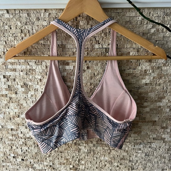 Lululemon Cool To Street Bra Banana Leaf Blush Quartz / Blush Quartz, size 8 - Picture 6 of 7